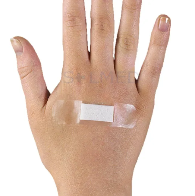 Assorted Transparent Bandaids - Box 100