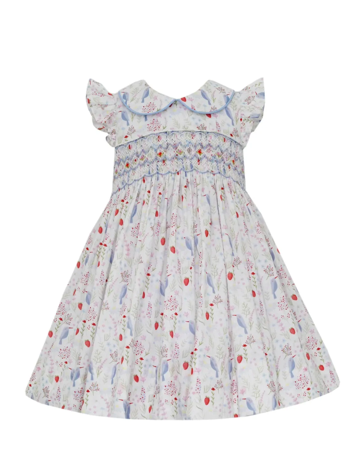 Blue Bird Liberty Print Dress