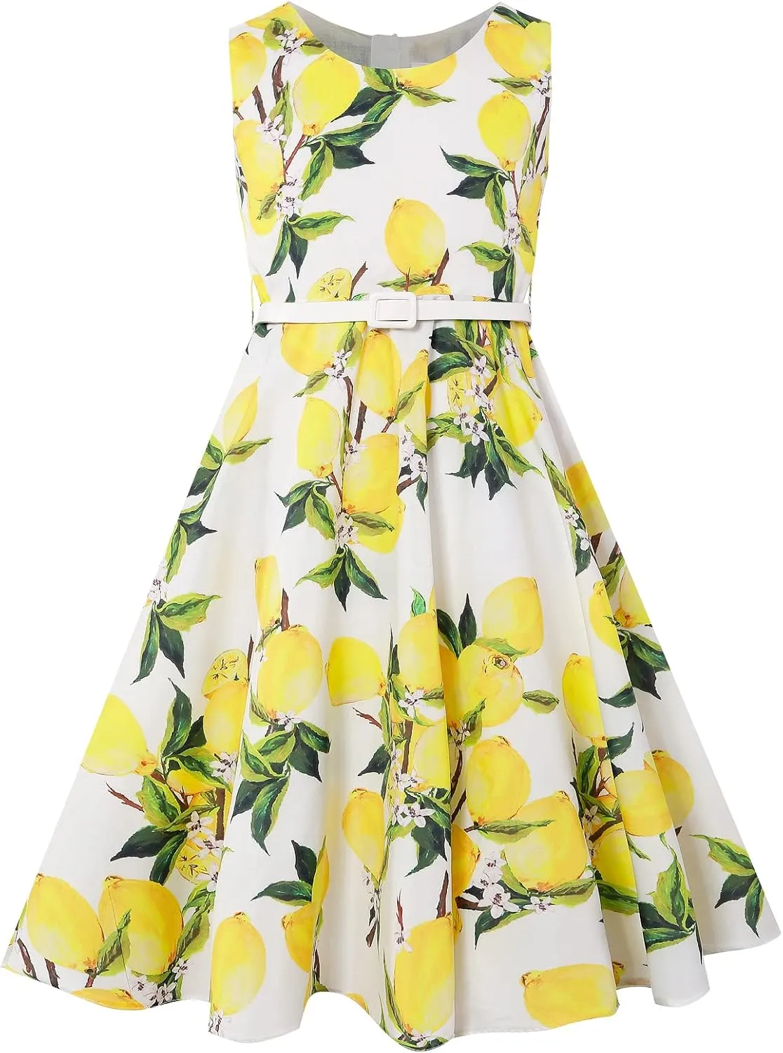 Bonny Billy Girls Classy Vintage Floral Swing Kids Party Dresses