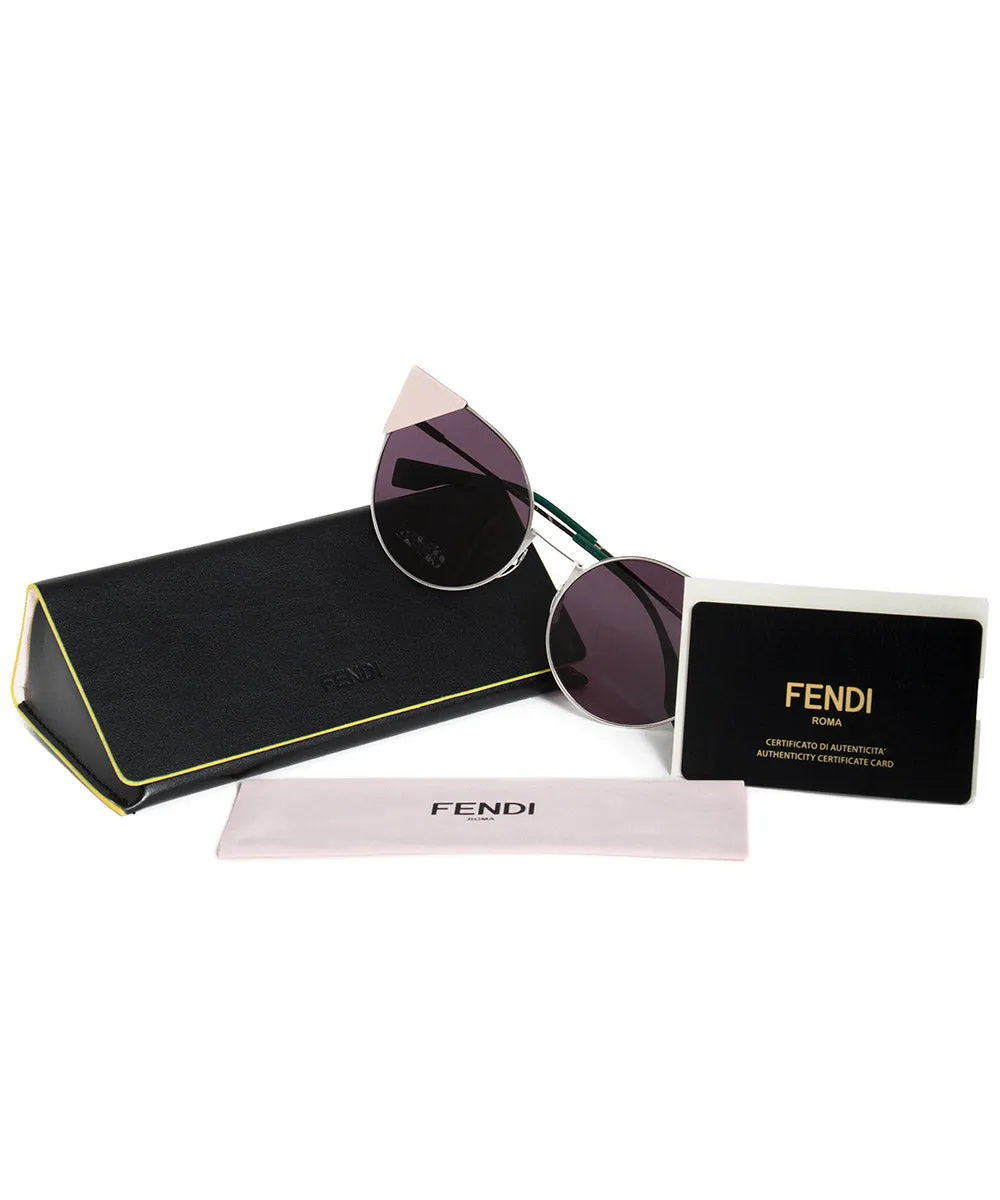 Fendi Lei Round Sunglasses FF0190S 010 OM 57
