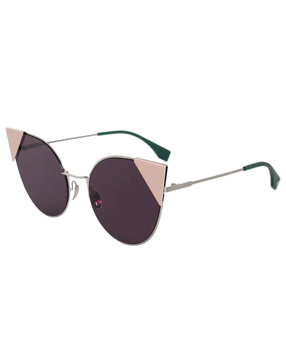 Fendi Lei Round Sunglasses FF0190S 010 OM 57