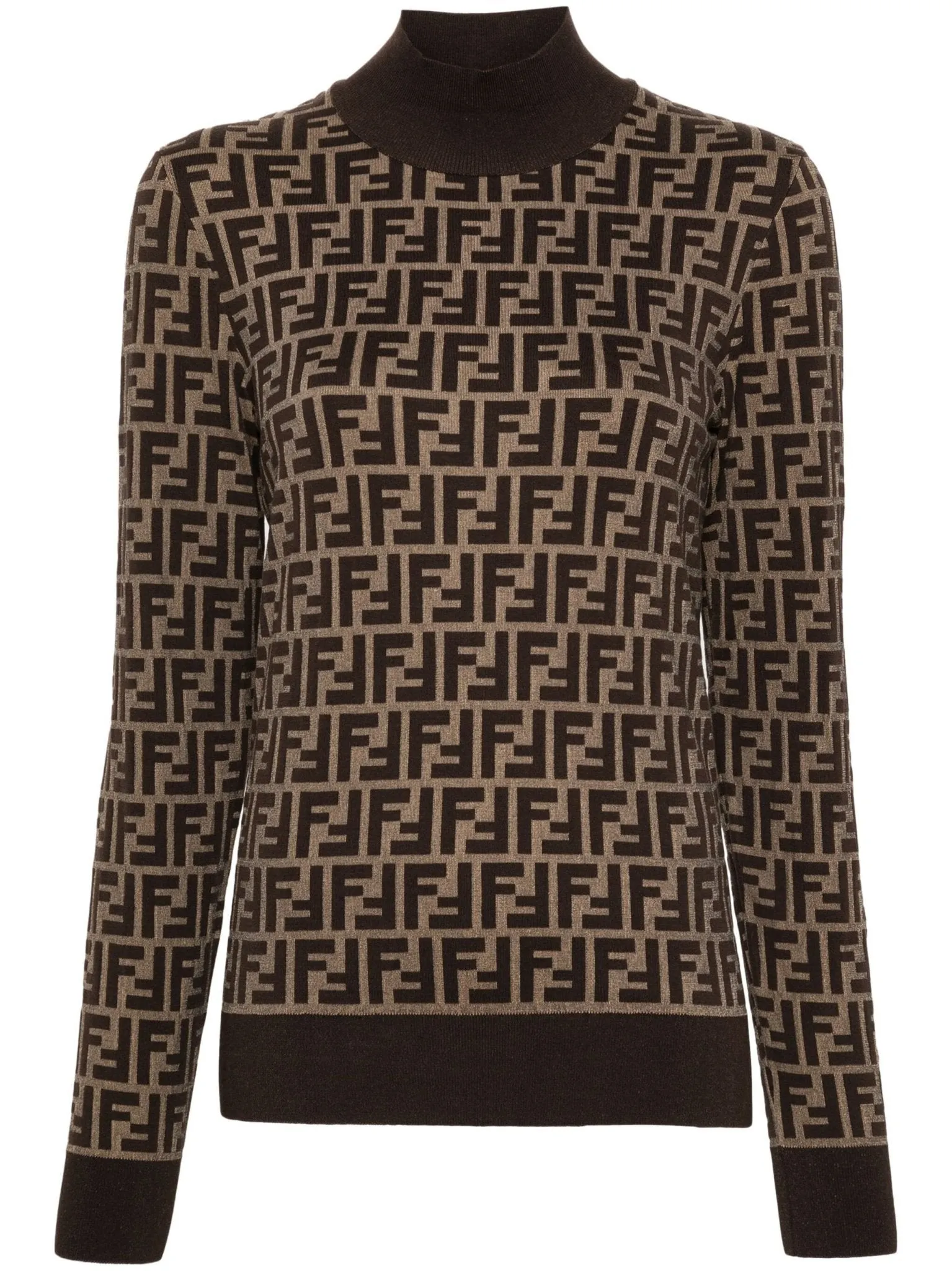 FF-jacquard sweater