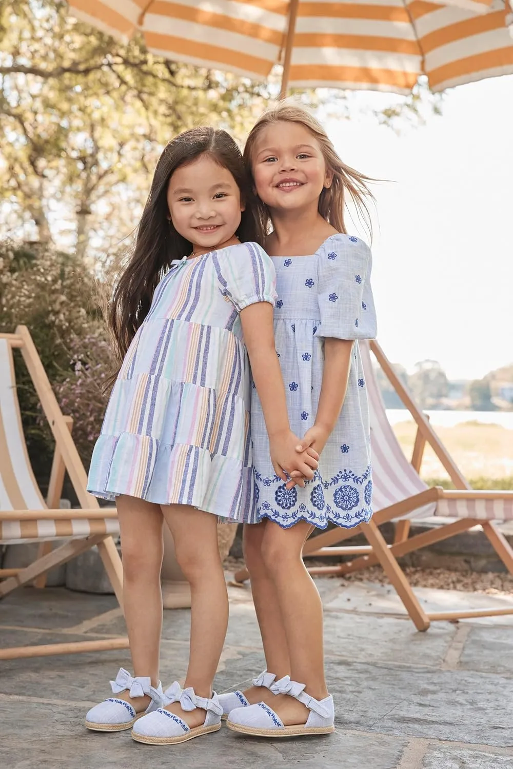 Gymboree Girls' and Toddler Short Sleeve Tiered Dresses