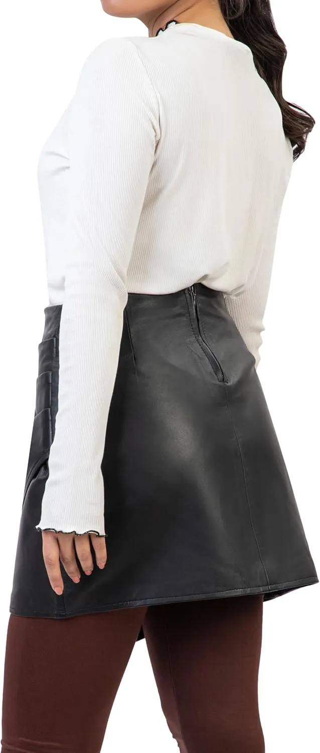 Jild Leather Skirts for Women High Waisted Skirt Mini Skirts for Women