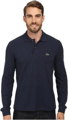 Lacoste Mens Classic Long Sleeve Pique Polo Shirt