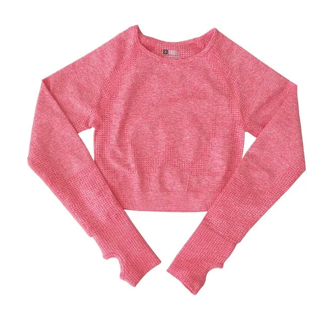 Long Sleeve Crop Top