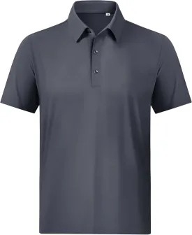 Mens Polo Shirts Short Sleeve Stretch Golf Polo Shirts Dry Fit Polo T Shirts for Men Golf Shirts Tennis Polo