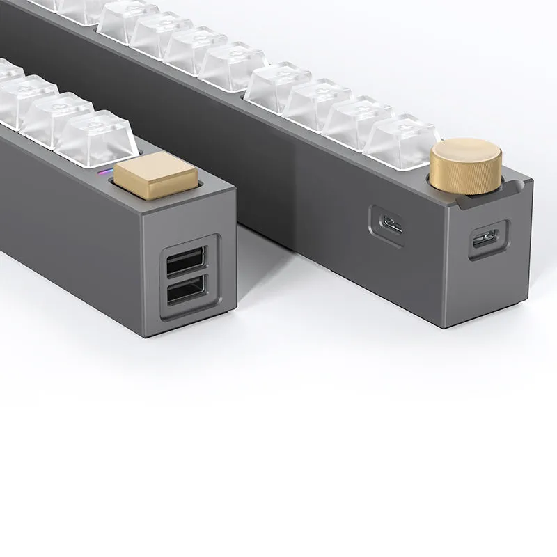MXRSKEY WINGMAN XII Wired Mechanical Keyboard with USB Expansion Port