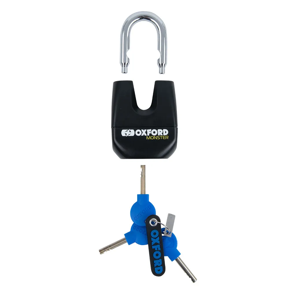 Oxford Monster 14mm x 2.0m Motorbike Hex Chain & Padlock