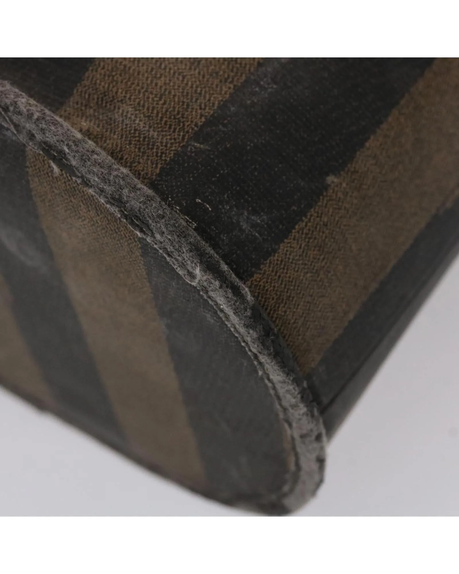 Pecan Canvas Vanity Cosmetic Pouch