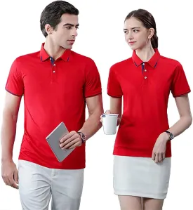 Polo Shirts for Men Moisture Wicking Men's Golf Shirts Casual Dry Fit Sleeve Short Polo Shirts