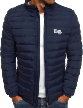 Puffer Jacket Men Lightweight Packable Down Jacket Zip up Quilted Jacket Windproof Insulated Jacket Warm Winter Coat