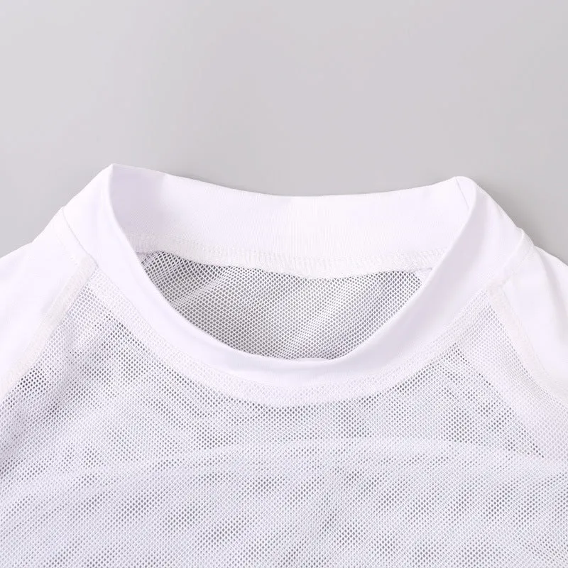 Sexy Meshed Quick Dry Yoga Top Sports Tees