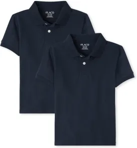 The Children's Place Boys Multipack Short Sleeve Pique Polo