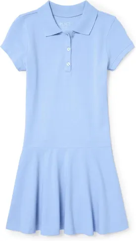 The Children'S Place Girls Short Sleeve Picque Polo Dress
