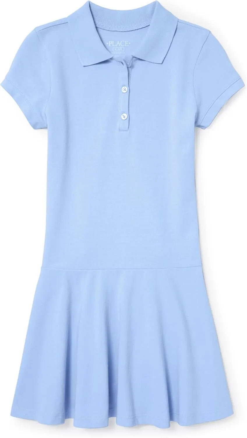 The Children'S Place Girls Short Sleeve Picque Polo Dress