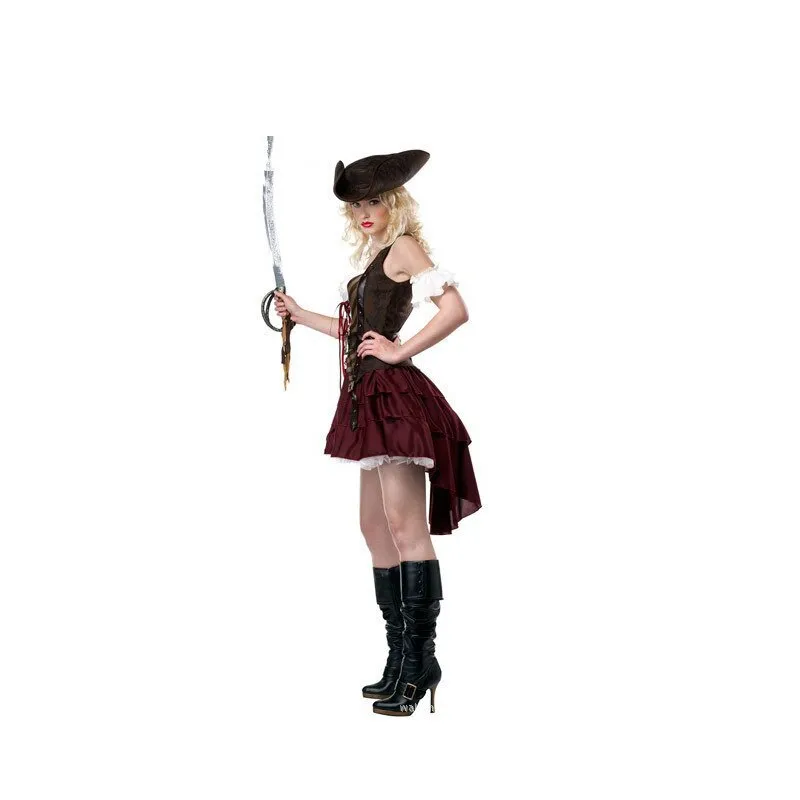 VenusFox Sexy Female Pirate Costume Halloween Carnival Show Fancy Cosplay Marvel Anime Cosplay