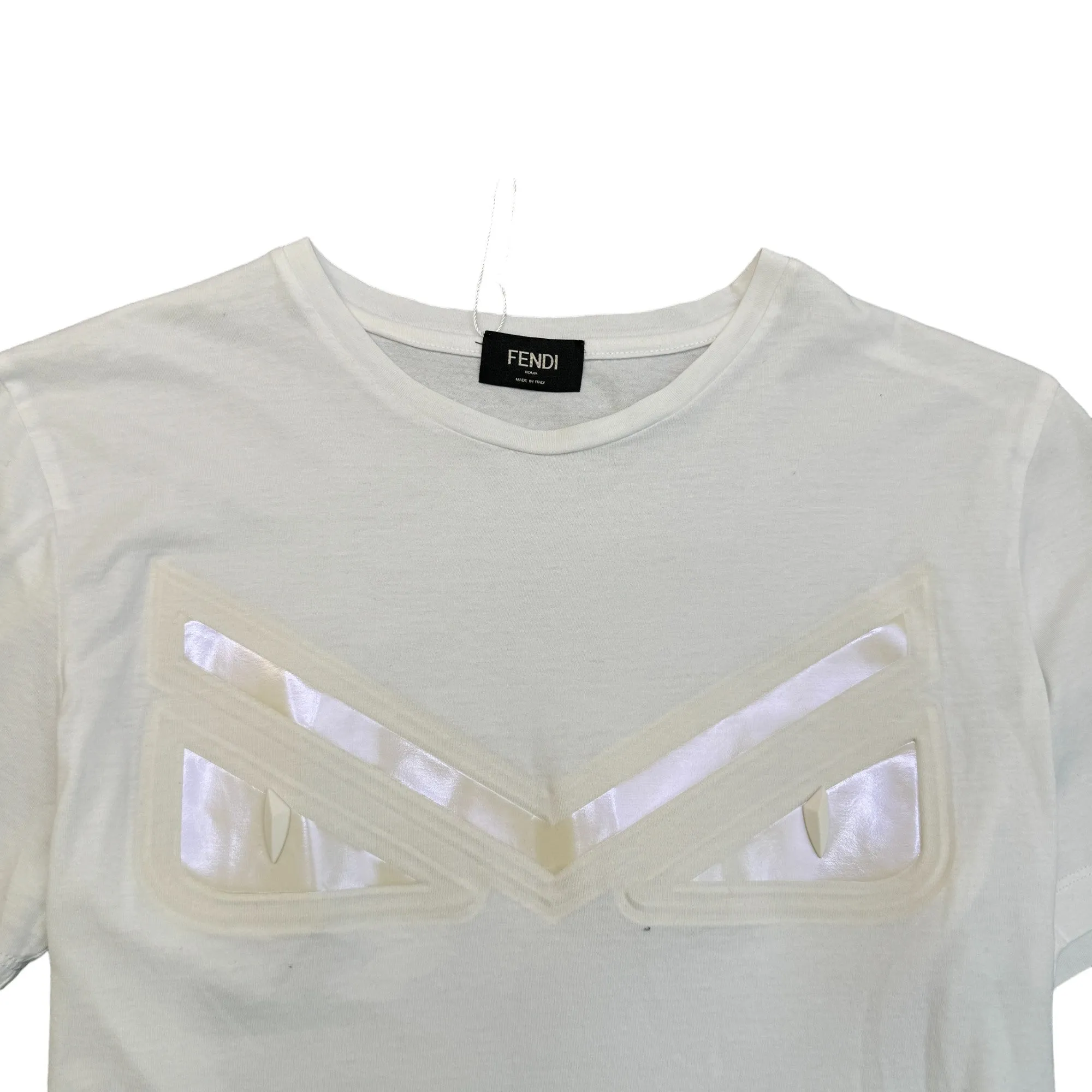 Women's Monster Eye T-Shirt White Size M