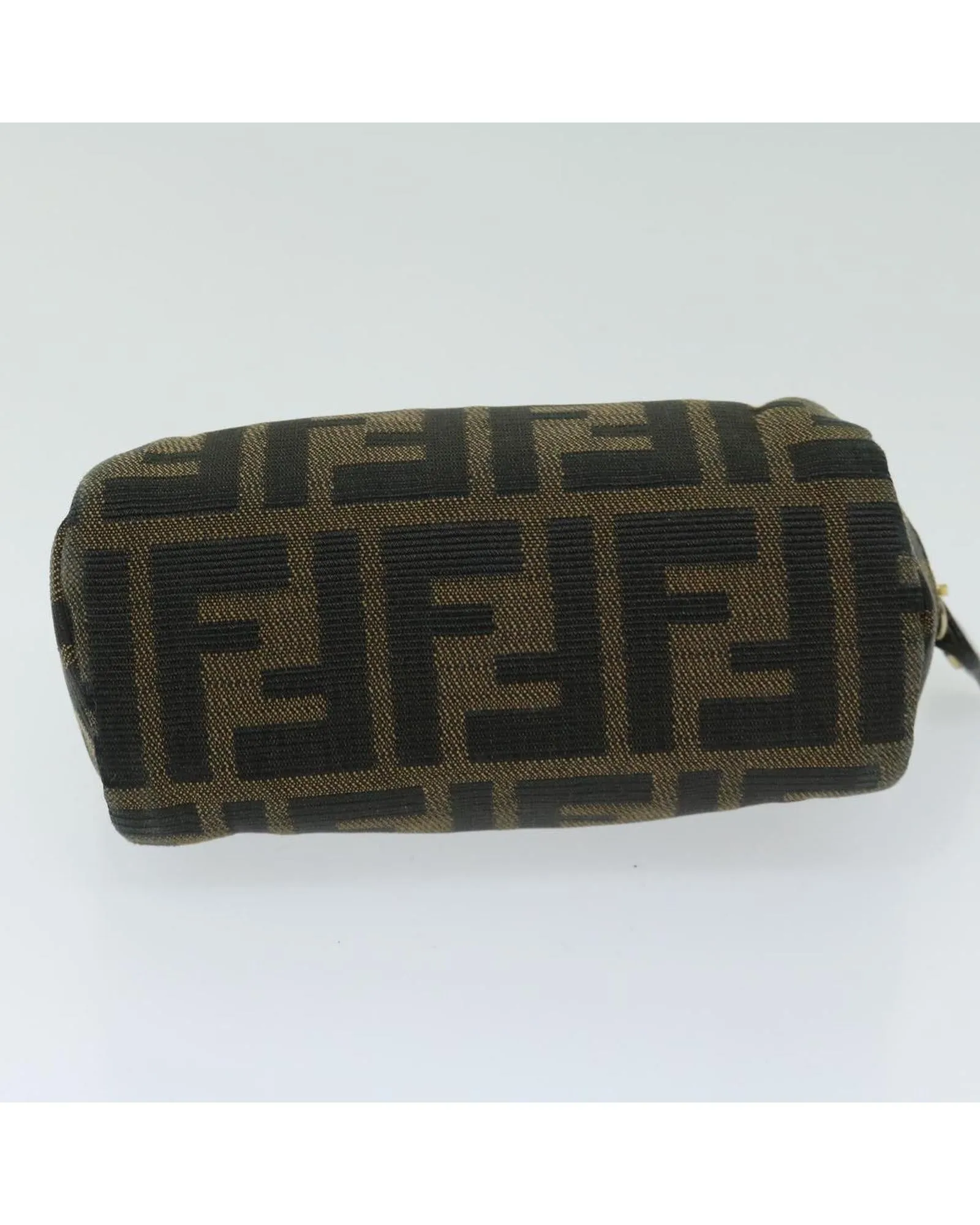 Zucca Canvas Pouch with Surface Rubbing and Scratches